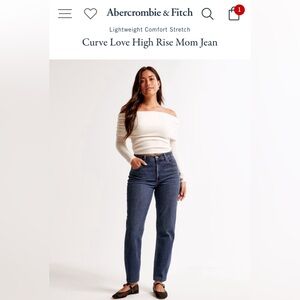 Curve love The Mom High Rise Jeans
